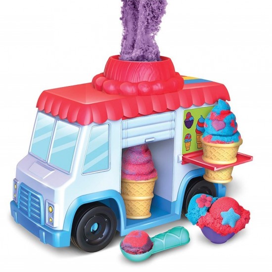 Set creativ Kinetic Sand - Masina de inghetata