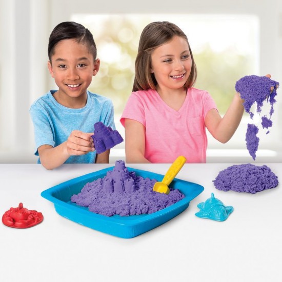 Set nisip kinetic complet mov Kinetic Sand 
