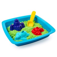Set nisip kinetic complet verde Kinetic Sand