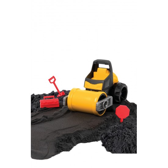 Set KInetic Sand constructii - Asfalteaza si niveleaza