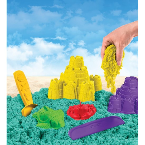 Set de joaca marin cu nisip kinetic si forme