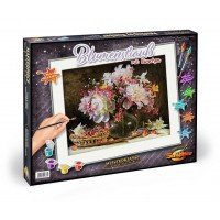 Kit pictura pe numere Schipper - Explozie de culoare cu flori si cirese