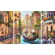 Kit 3 tablouri pictura pe numere Schipper - In Venetia pe canale
