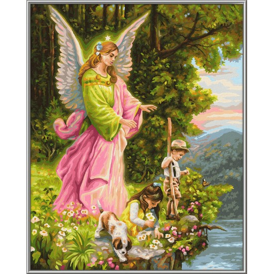 Kit pictura pe numere Schipper - Ingerul nostru pazitor