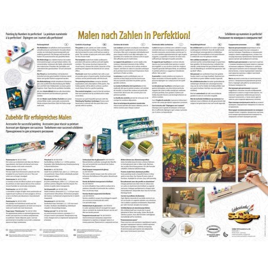 Kit 3 tablouri pictura pe numere Schipper - La dolce vita