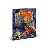 Kit pictura pe numere Schipper - Micutul Citroen rosu