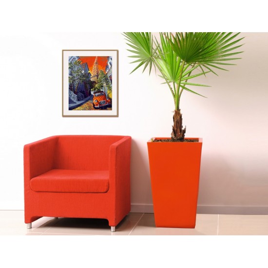 Kit pictura pe numere Schipper - Micutul Citroen rosu