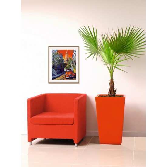 Kit pictura pe numere Schipper - Micutul Citroen rosu