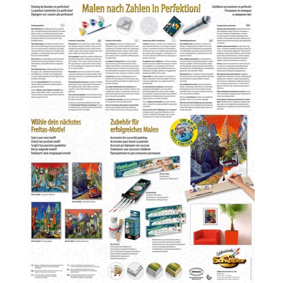 Kit pictura pe numere Schipper - Micutul Citroen rosu