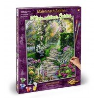 Kit pictura pe numere Schipper - O gradina fermecatoare