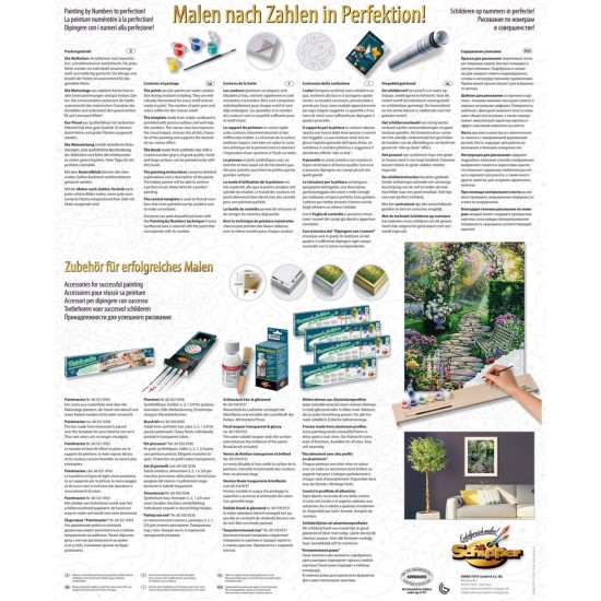 Kit pictura pe numere Schipper - O gradina fermecatoare