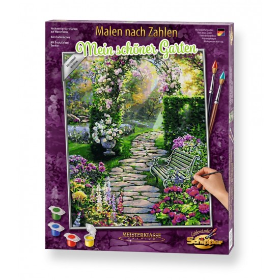 Kit pictura pe numere Schipper - O gradina fermecatoare