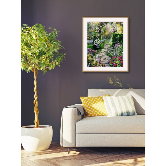 Kit pictura pe numere Schipper - O gradina fermecatoare