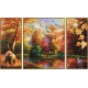 Kit 3 tablouri pictura pe numere Schipper - O vara indiana