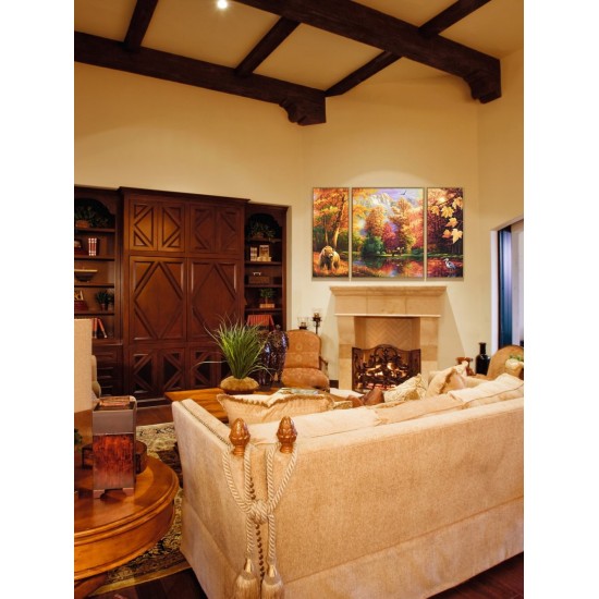 Kit 3 tablouri pictura pe numere Schipper - O vara indiana