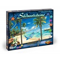 Kit 3 tablouri pictura pe numere Schipper - Pe plaja