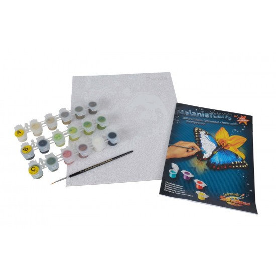 Kit pictura pe numere Schipper - Ursuletii Panda