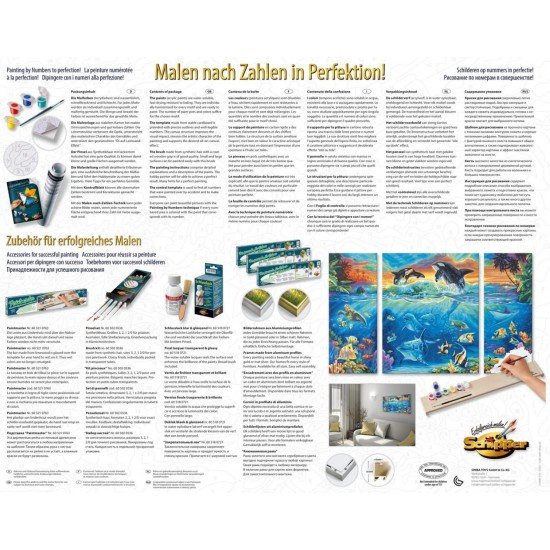 Kit 3 tablouri pictura pe numere Schipper - Viata marina