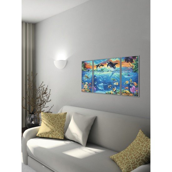 Kit 3 tablouri pictura pe numere Schipper - Viata marina