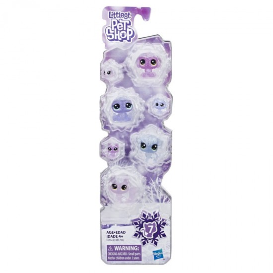 Set 7 figurine Littlest Pet Shop - Tinutul Inghetat Mov