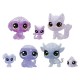 Set 7 figurine Littlest Pet Shop - Tinutul Inghetat Mov