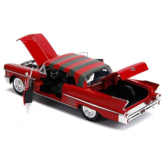 Macheta metalica Freddy Krueger 1958 Cadillac model 62 scara 1:24