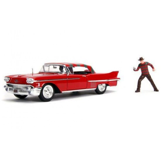 Macheta metalica Freddy Krueger 1958 Cadillac model 62 scara 1:24