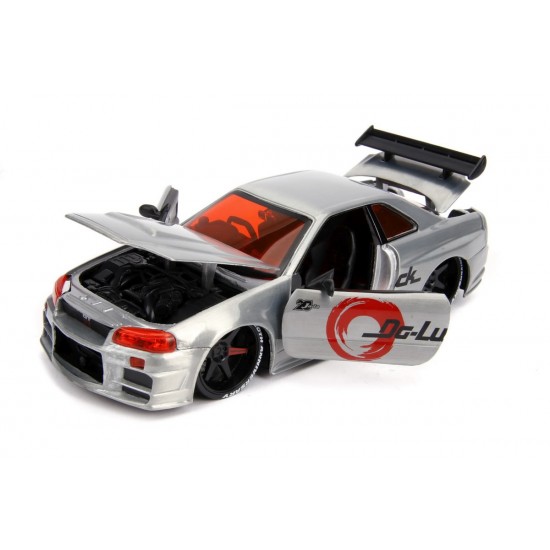 Macheta metalica Nissan Skyline GTR 2002 scara 1:24