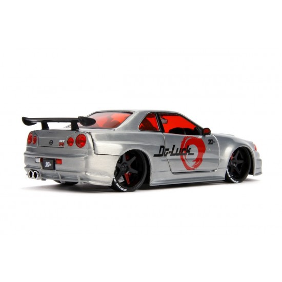 Macheta metalica Nissan Skyline GTR 2002 scara 1:24