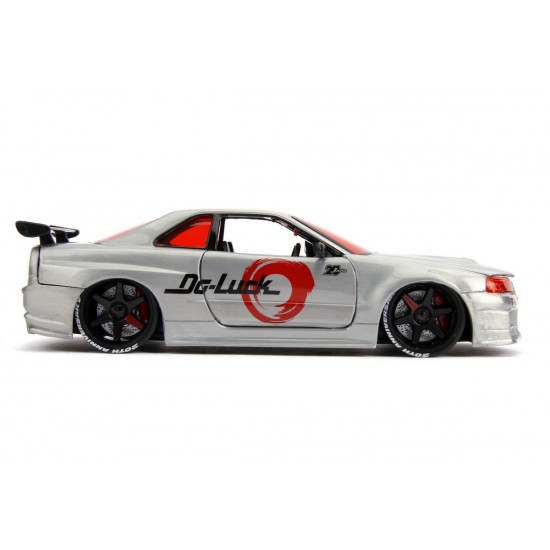 Macheta metalica Nissan Skyline GTR 2002 scara 1:24