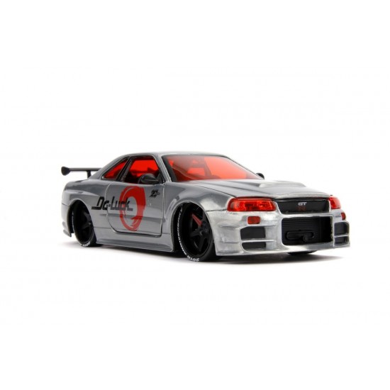 Macheta metalica Nissan Skyline GTR 2002 scara 1:24