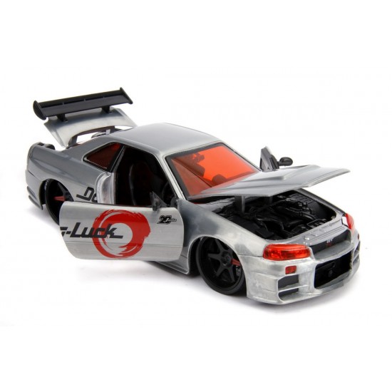Macheta metalica Nissan Skyline GTR 2002 scara 1:24