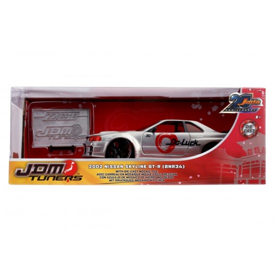 Macheta metalica Nissan Skyline GTR 2002 scara 1:24