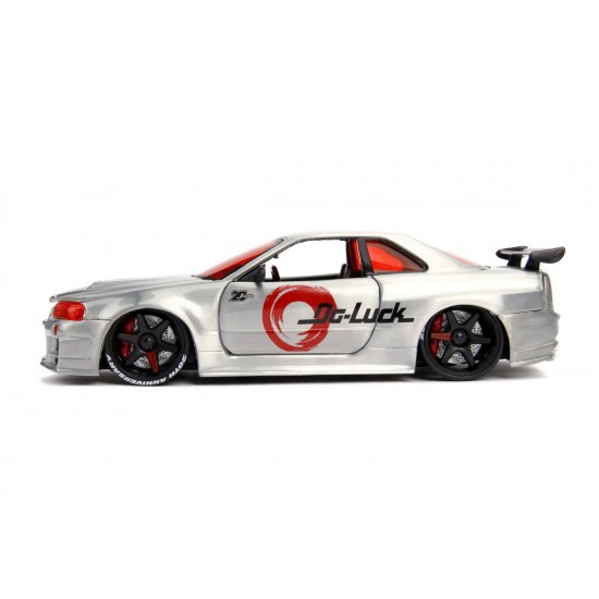 Macheta metalica Nissan Skyline GTR 2002 scara 1:24
