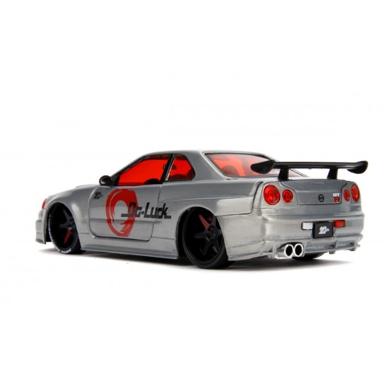 Macheta metalica Nissan Skyline GTR 2002 scara 1:24