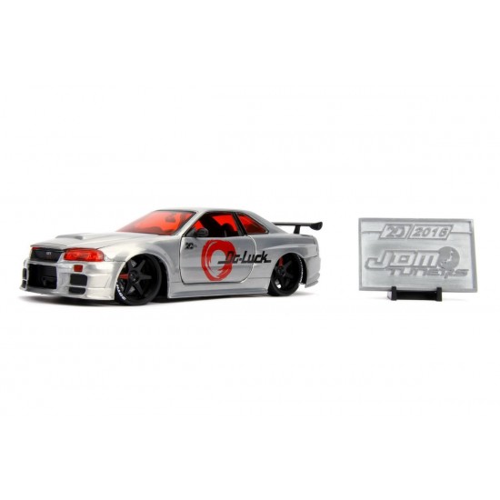 Macheta metalica Nissan Skyline GTR 2002 scara 1:24