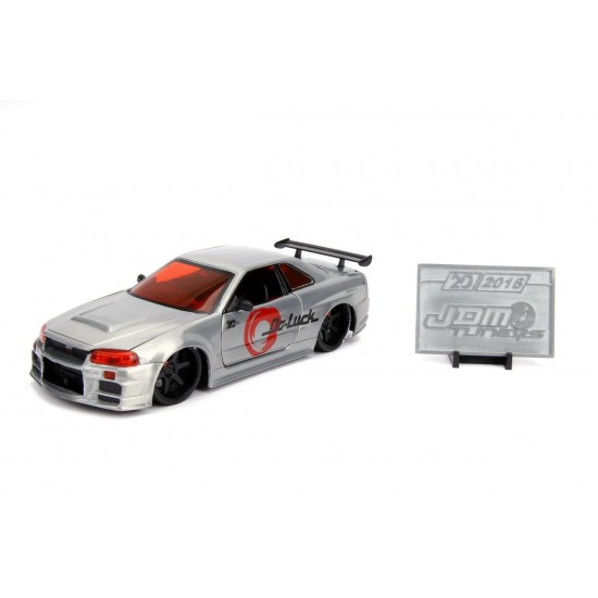 Macheta metalica Nissan Skyline GTR 2002 scara 1:24
