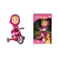 Papusa Masha cu tricicleta