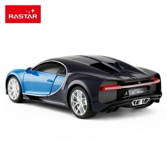 Masina cu telecomanda Bugatti Chiron albastru scara 1:24