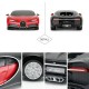 Masina cu telecomanda Bugatti Chiron rosu scara 1:24