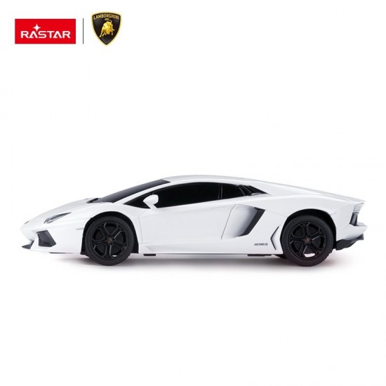 Masina cu telecomanda Lamborghini Aventador alb scara 1:24