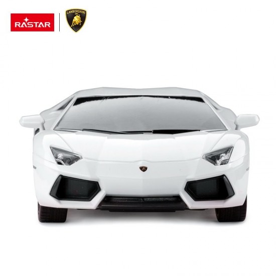 Masina cu telecomanda Lamborghini Aventador alb scara 1:24