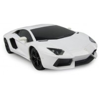 Masina cu telecomanda Lamborghini Aventador alb scara 1:24