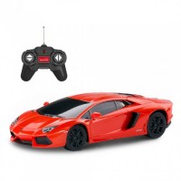 Masina cu telecomanda Lamborghini Aventador rosu scara 1:24