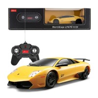 Masina cu telecomanda Lamborghini Murcielago LP670 galben scara 1:24