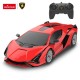 Masina cu telecomanda Lamborghini Sian rosu scara 1:24