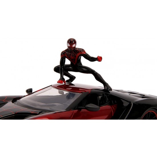 Masina metalica Spider-Man Ford GT 2017 Miles Morales