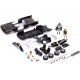 Kit de construit masinuta metalica Batmobil Clasic cu figurina