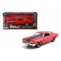 Masinuta metalica Fast and Furious 1970 Chevy Chevelle scara 1:24