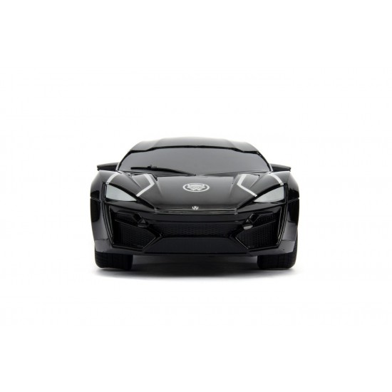 Masinuta radiocomandata Black Panther Lykan scara 1:16